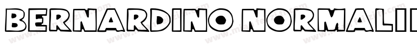 Bernardino Normal字体转换